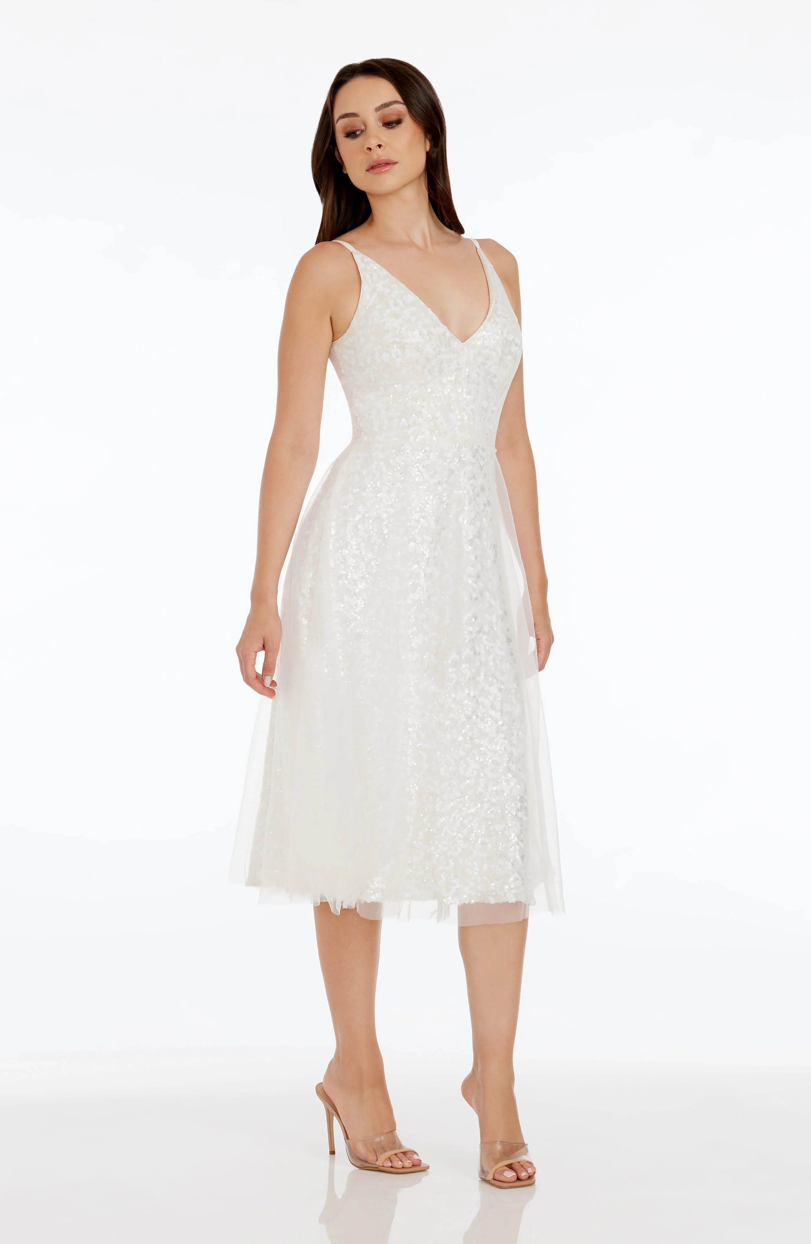 Courtney Scattered Sequin Dress - Image 5
