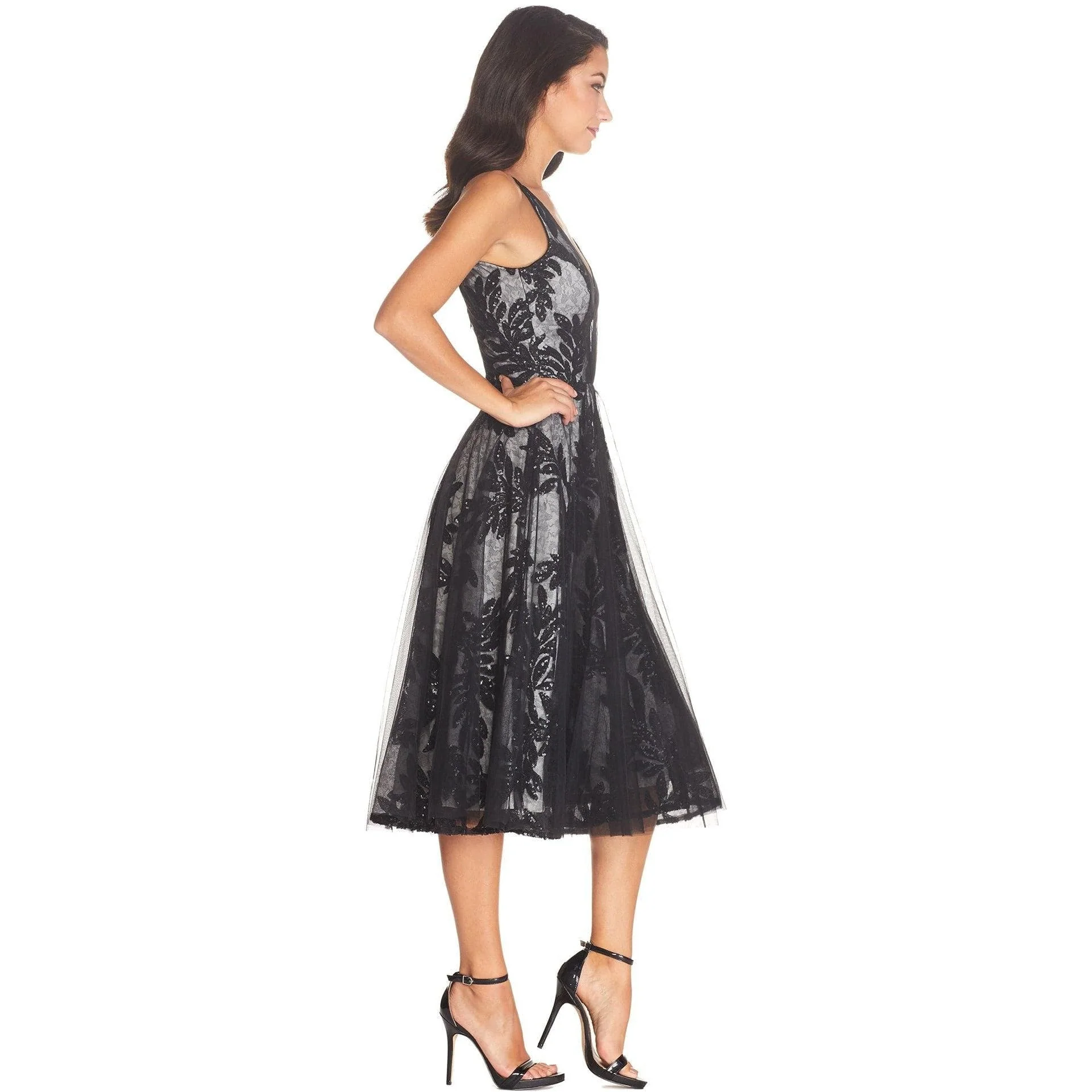 Courtney Sequin Overlay Dress - Image 6
