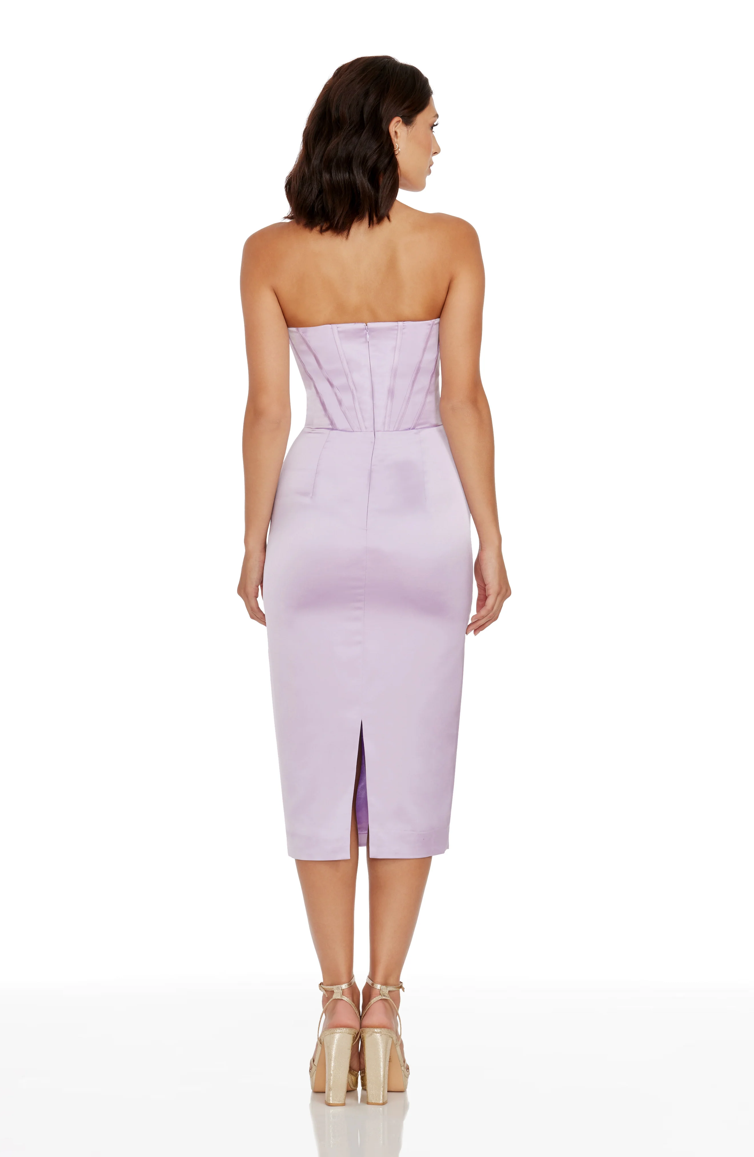 Cosette Satin Dress - Image 4